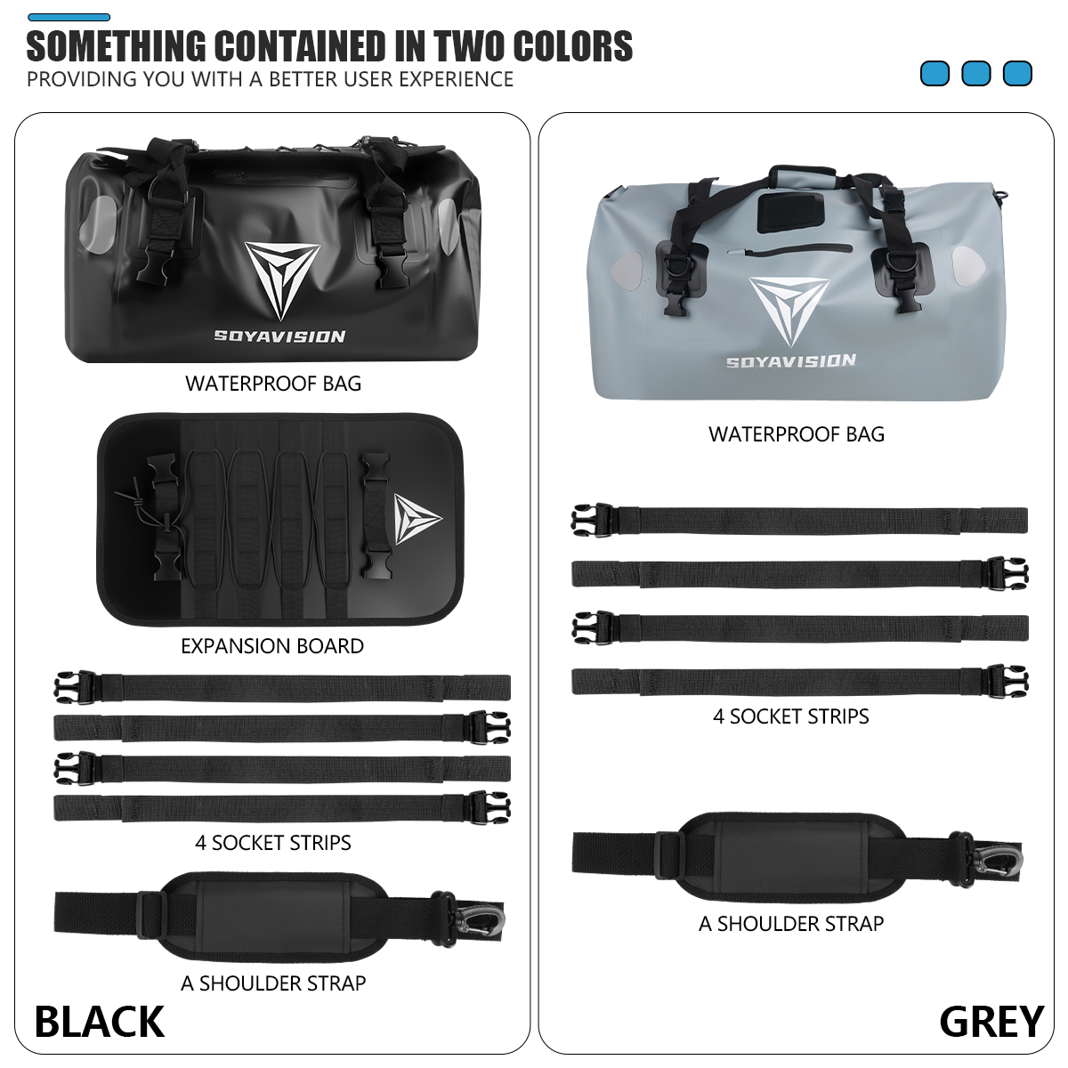Bolsa de Ferramentas Universal - Motorcycle Tail Bag Waterproof Roll Top avaliação e preço