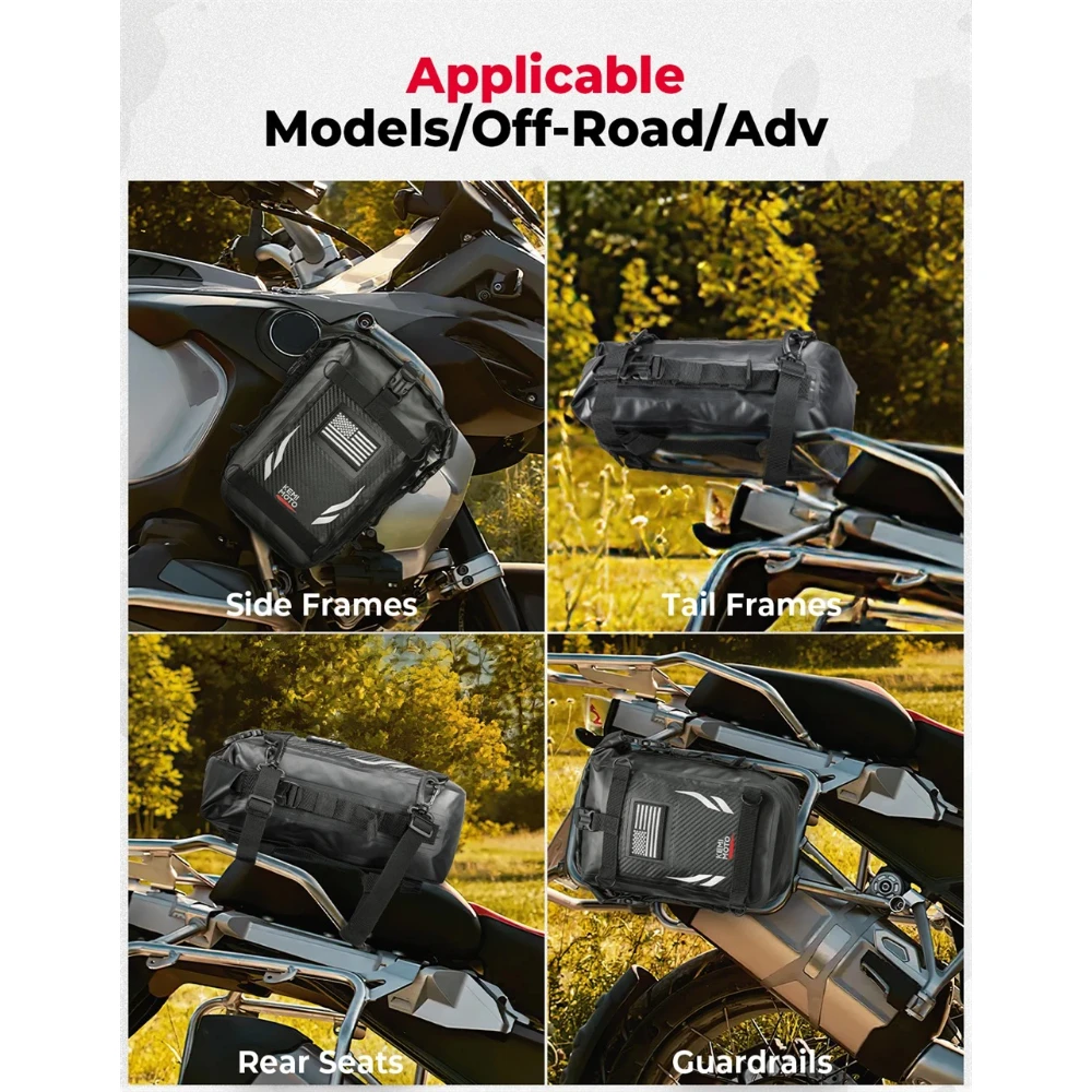 Bolsa lateral impermeável para - Motorcycle Crash Bar Waterproof Dry Bag avaliação e preço
