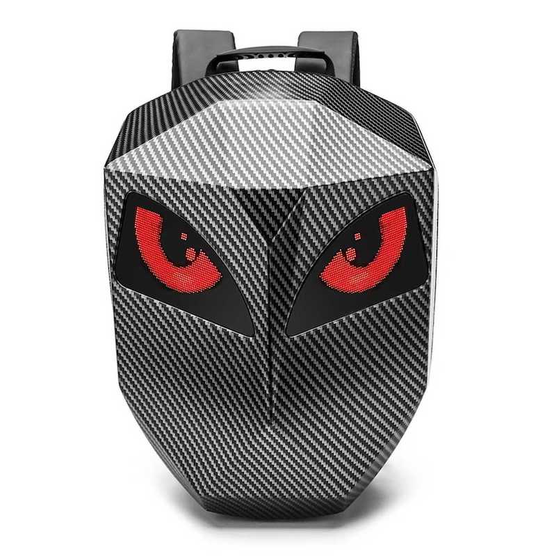 Ferro inteligente led mochila  - Motorcycle Helmet Backpack Waterproof Led avaliação e preço