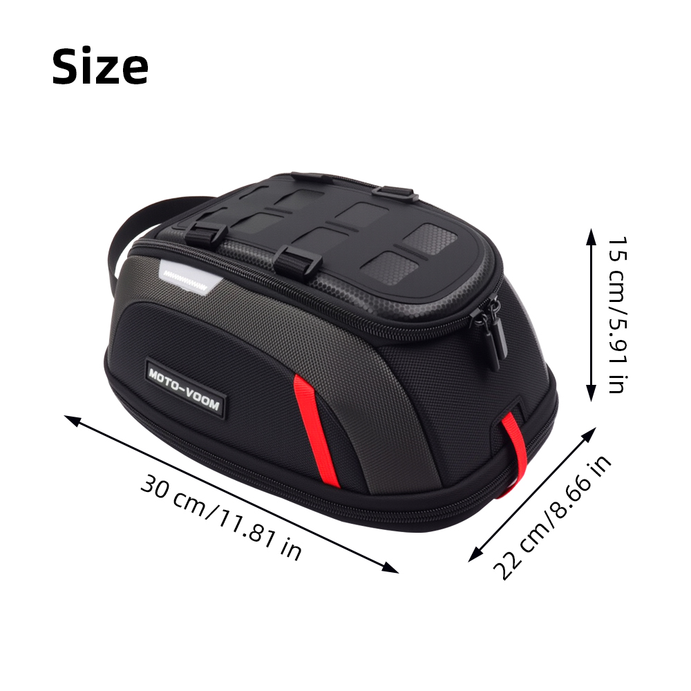 Bolsa Magnética para Tanque de - Motorcycle Tank Bag Magnetic Quick Release avaliação e preço
