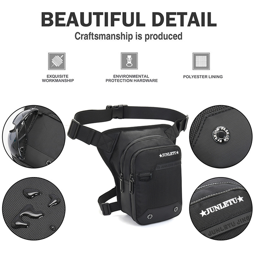 1 unidade de Bolsa de Perna Un - Motorcycle Leg Bag Drop Thigh Pouch avaliação e preço