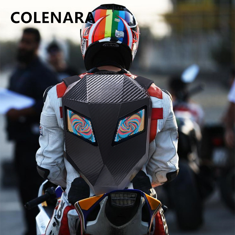 COLENARA Mochila à prova d'águ - Motorcycle Helmet Backpack Waterproof Led avaliação e preço