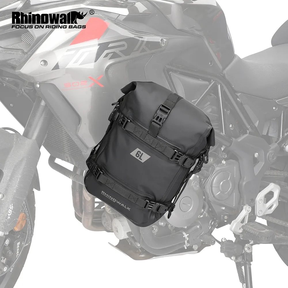 Rhinowalk-Motocicleta Crash Ba - Motorcycle Crash Bar Waterproof Dry Bag avaliação e preço