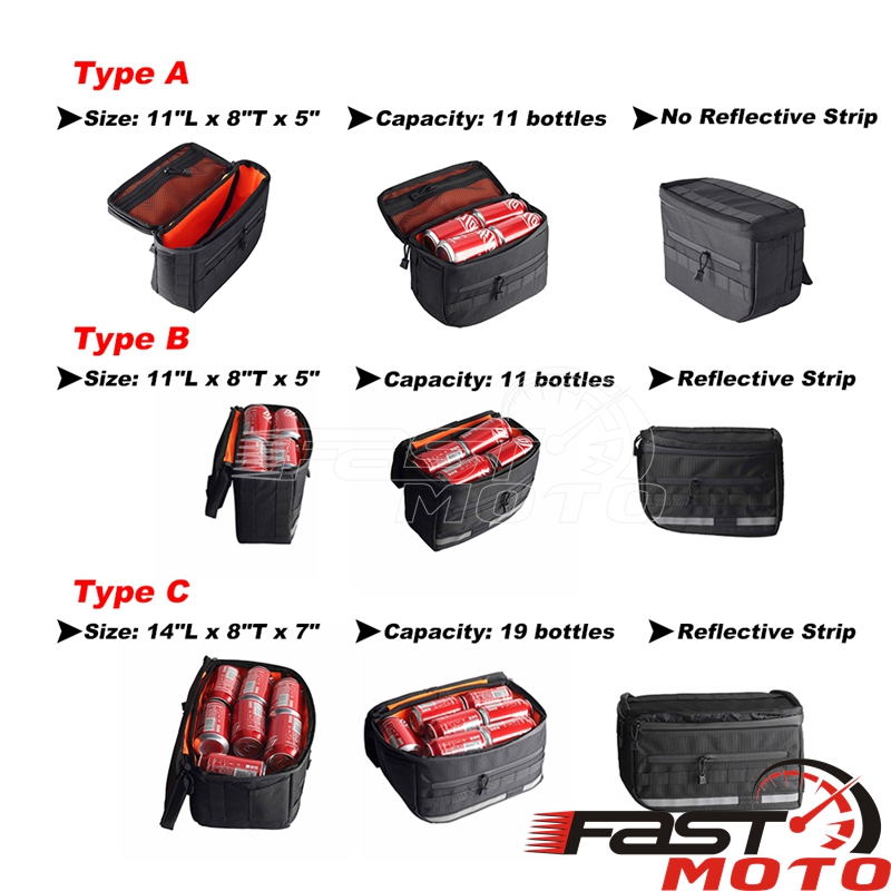 Bolsa de viagem para motocicle - Waterproof Motorcycle Handlebar Bag Pouch avaliação e preço