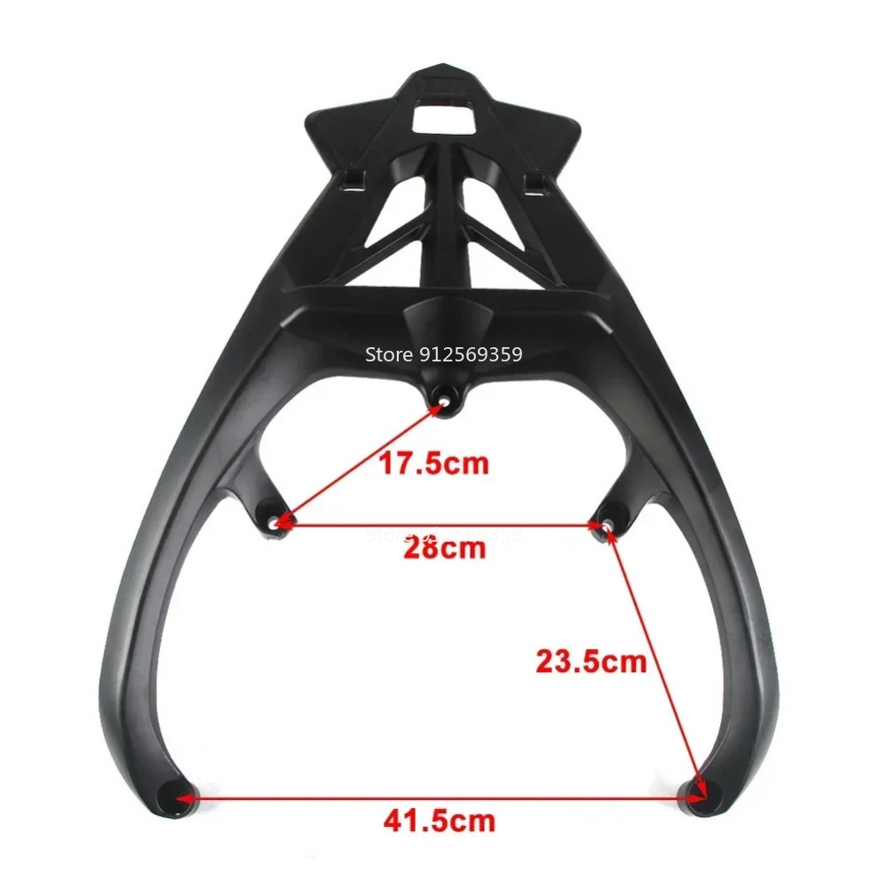 Suporte para Bagageiro Traseir - Motorcycle Luggage Rack Rear Carrier Steel avaliação e preço