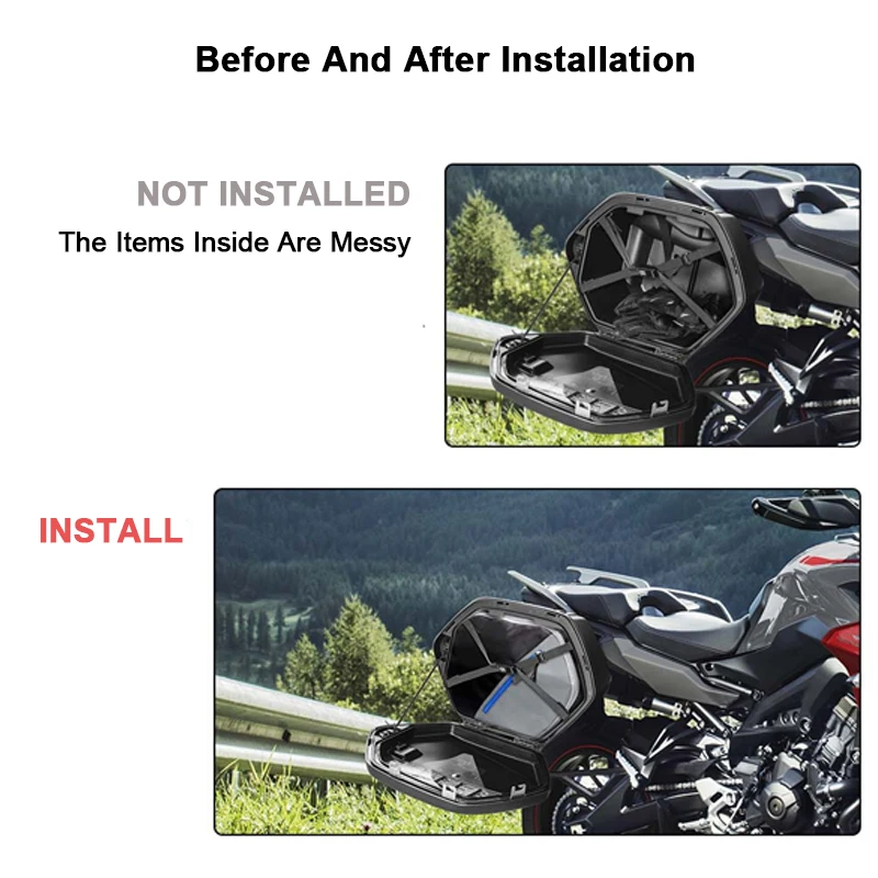 Novo para yamaha tracer 9 / 90 - Motorcycle Saddlebag Liner Inner Bags avaliação e preço
