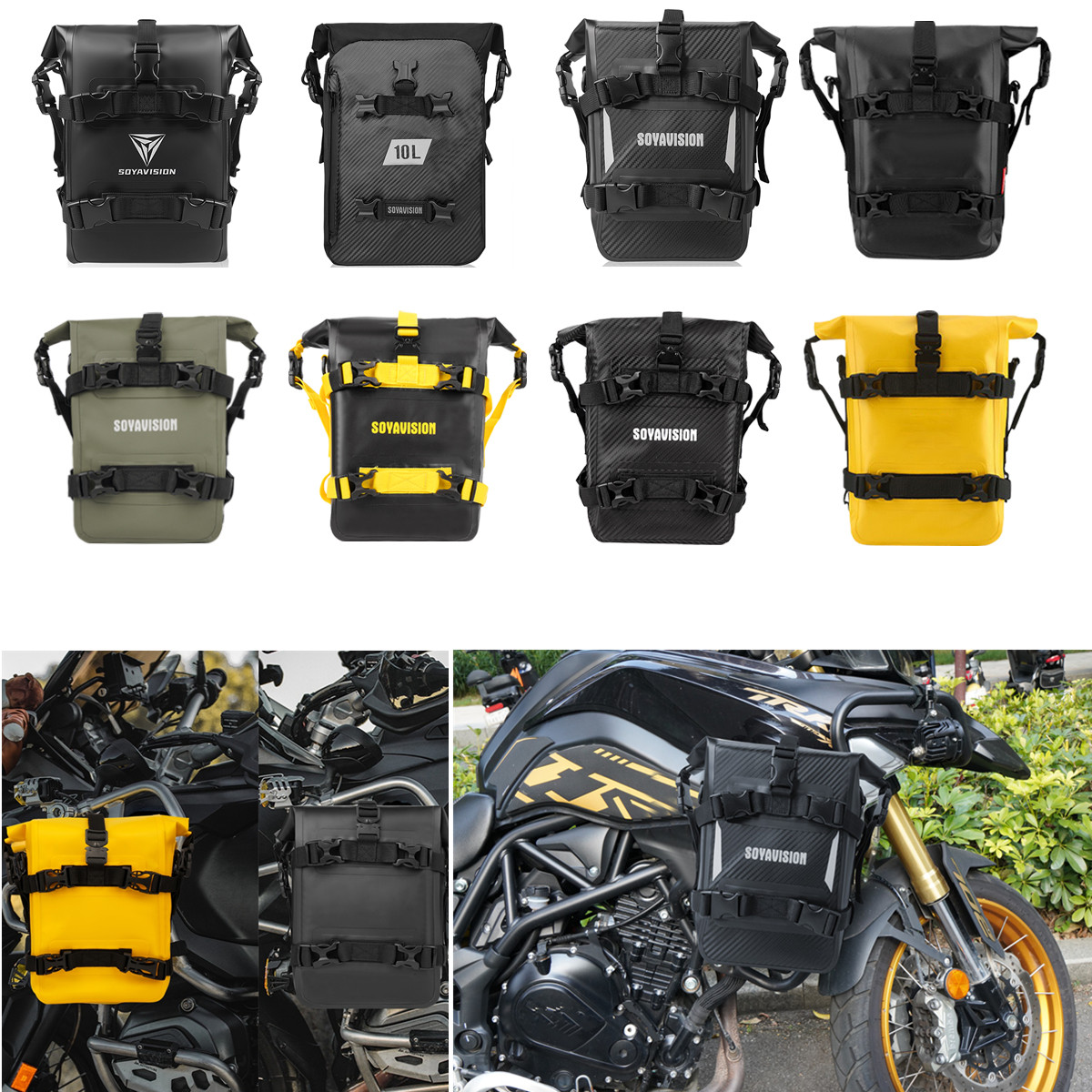 Bolsa de Proteção para Moto AD - Motorcycle Crash Bar Waterproof Dry Bag avaliação e preço