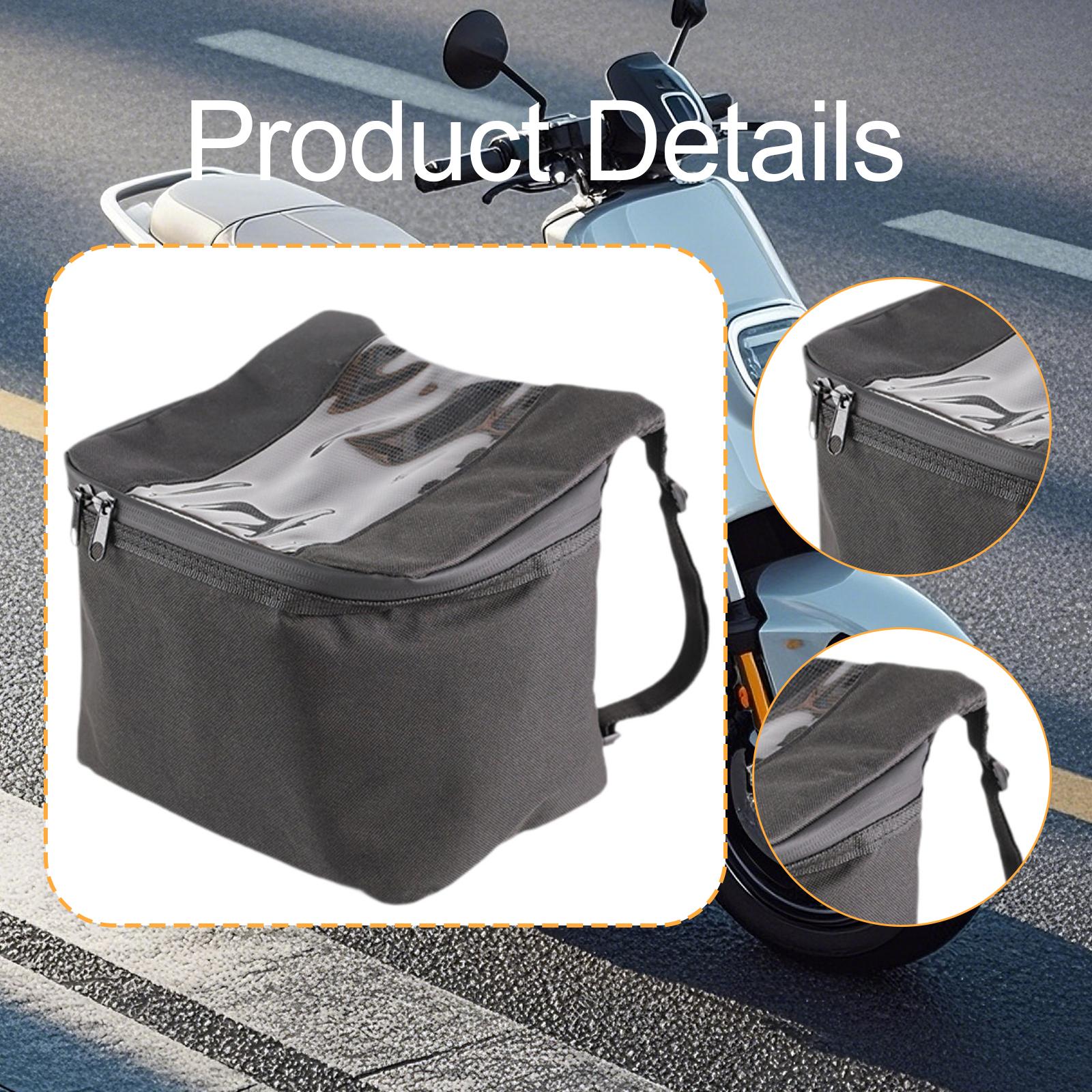Bolsa de guidão impermeável pa - Waterproof Motorcycle Handlebar Bag Pouch avaliação e preço
