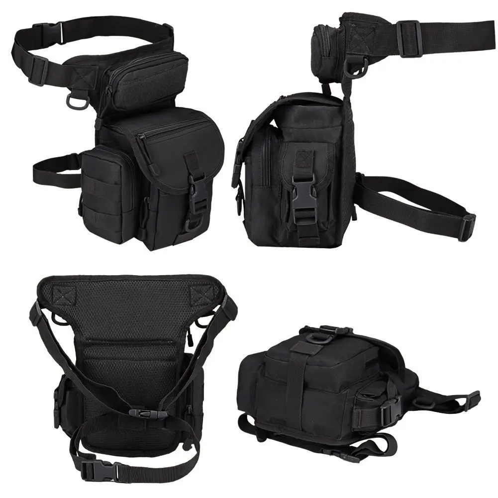 Bolsa tática para perna, bolsa - Motorcycle Leg Bag Drop Thigh Pouch avaliação e preço