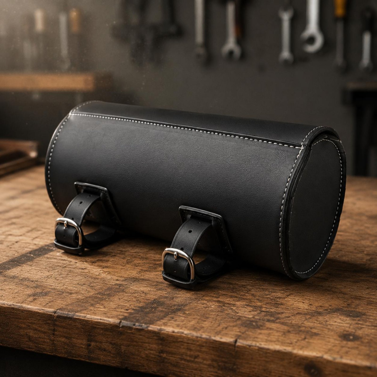 Bolsa de couro vintage para mo - Waterproof Motorcycle Handlebar Bag Pouch avaliação e preço