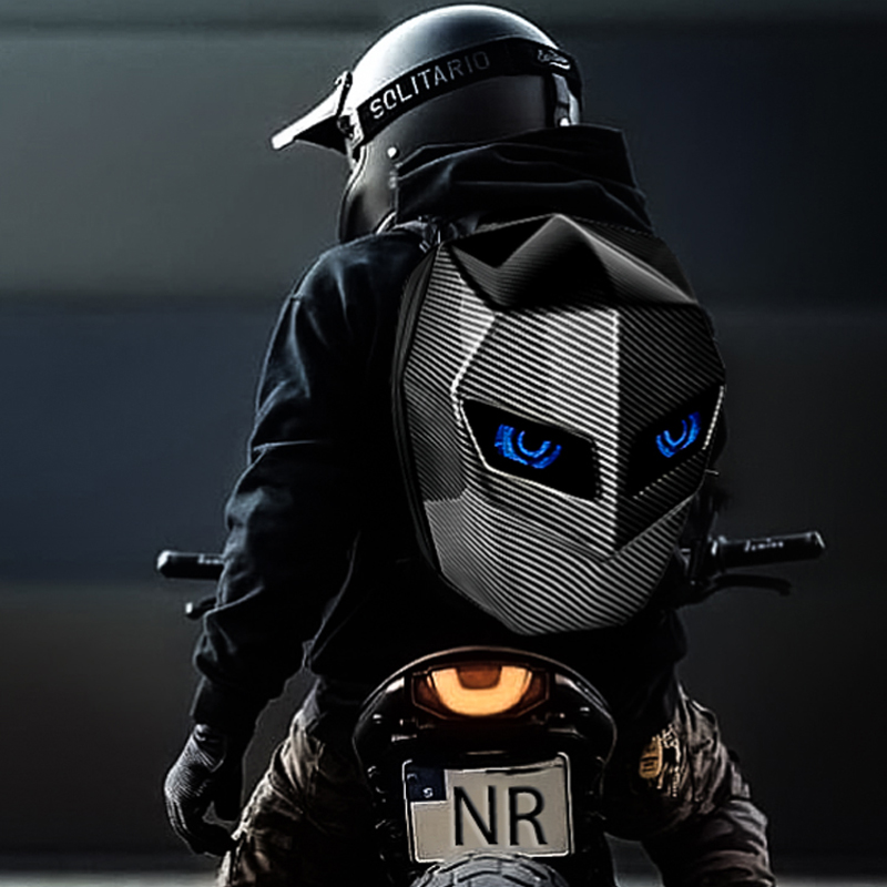 Nr spark motocicleta mochila l - Motorcycle Helmet Backpack Waterproof Led avaliação e preço