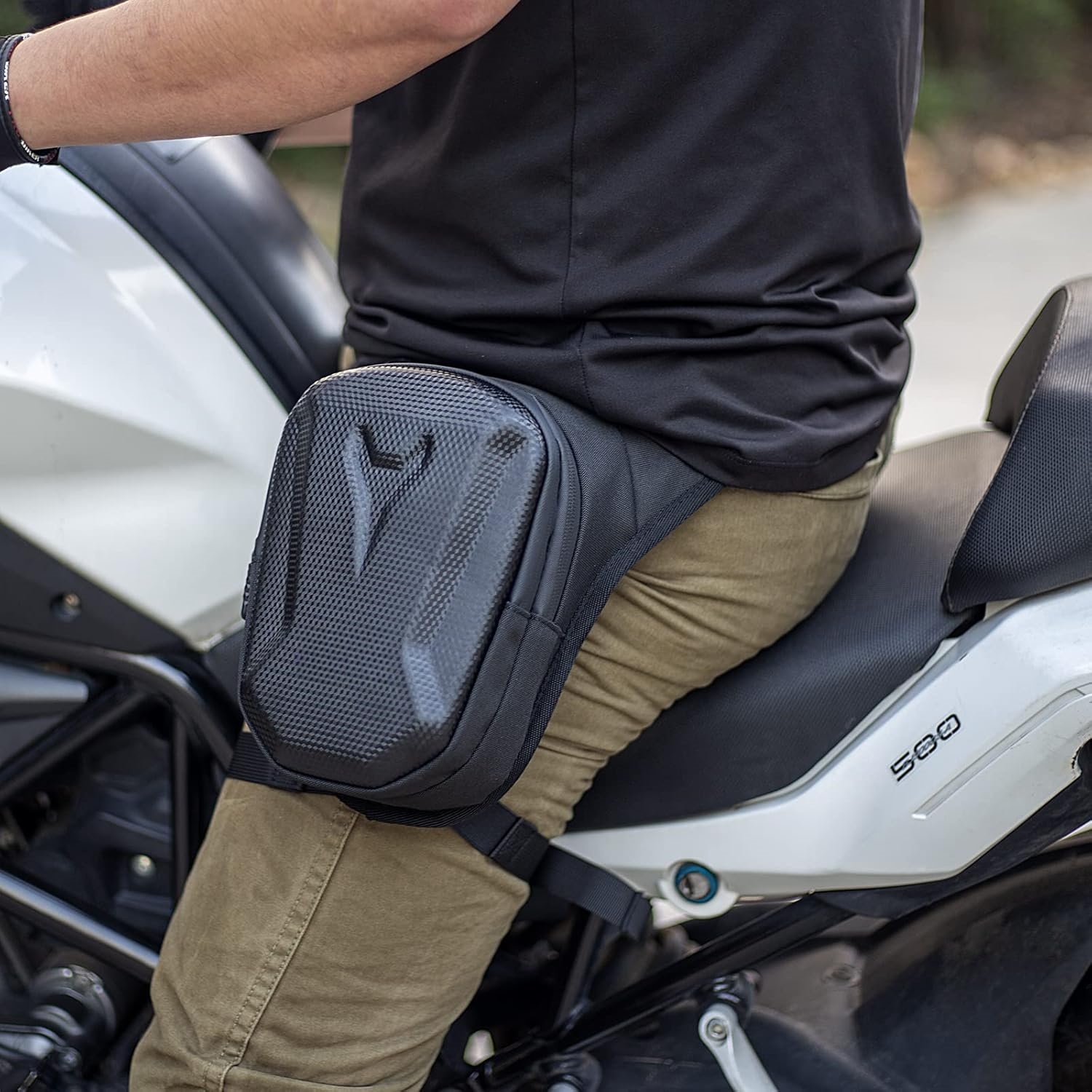Bolsa de Cintura para Motocicl - Motorcycle Leg Bag Drop Thigh Pouch avaliação e preço