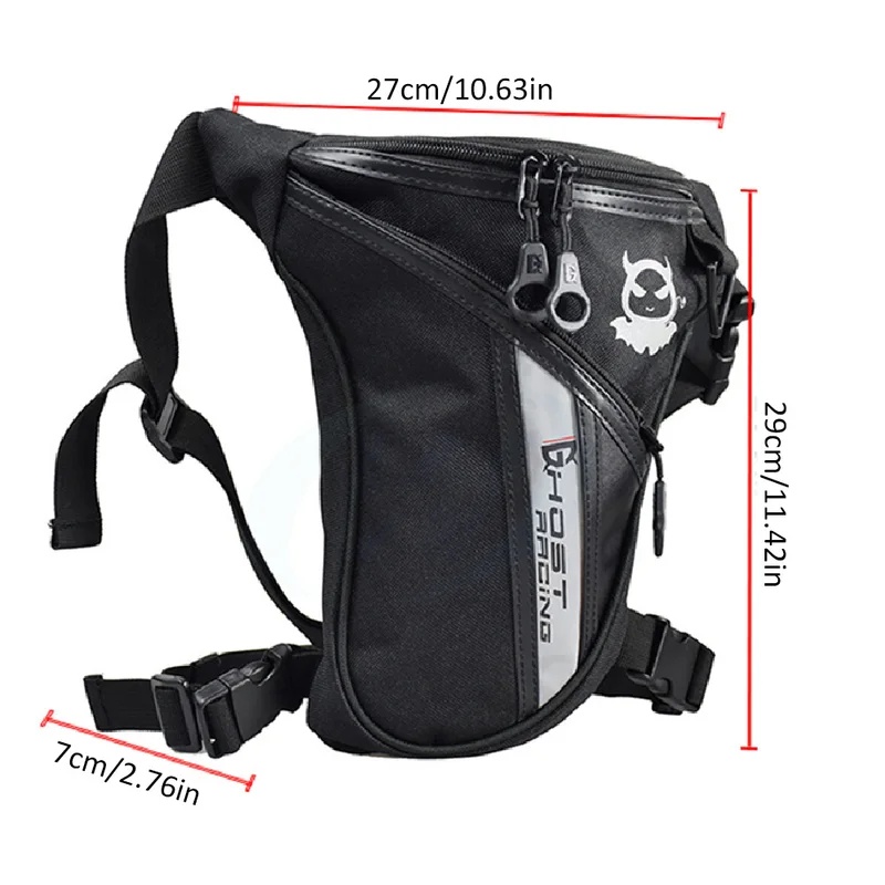 Bolsa de perna à prova d'água  - Motorcycle Leg Bag Drop Thigh Pouch avaliação e preço