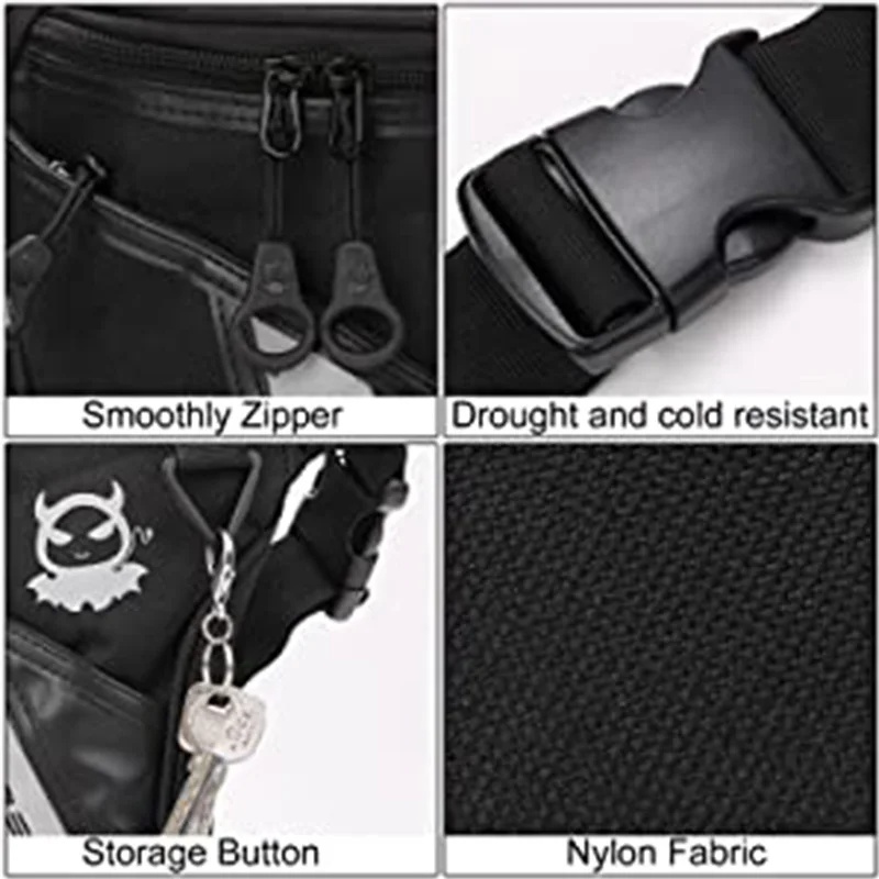 Bolsa de perna à prova d'água  - Motorcycle Leg Bag Drop Thigh Pouch avaliação e preço
