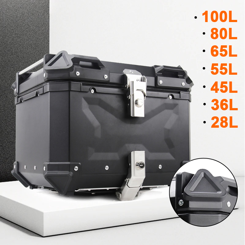 Caixa de bagagem traseira da m - Aluminum Top Case Luggage Box 45L 55L avaliação e preço