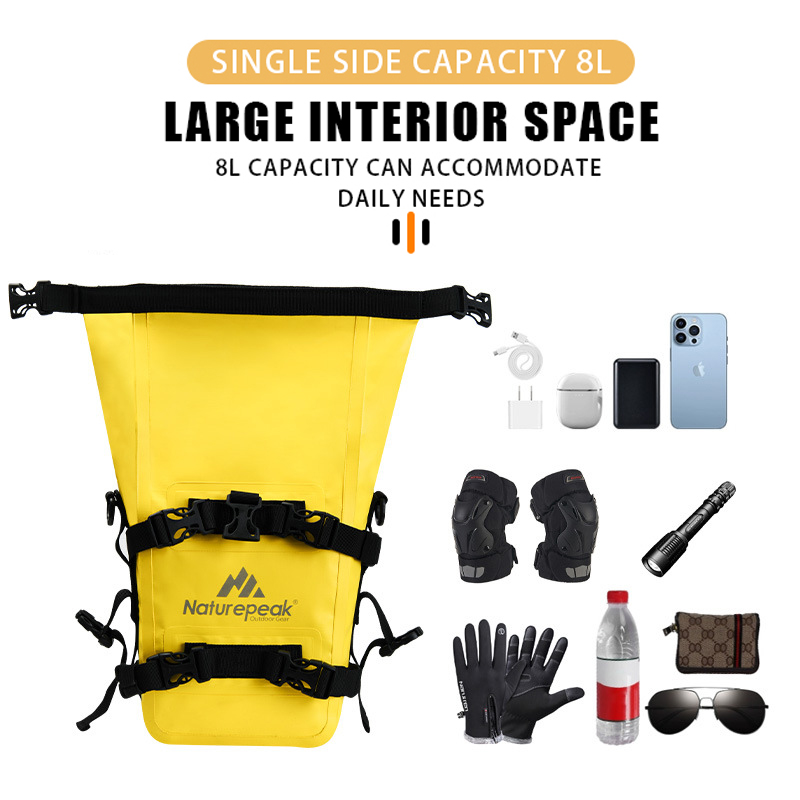 Bolsa de proteção para motocic - Motorcycle Crash Bar Waterproof Dry Bag avaliação e preço