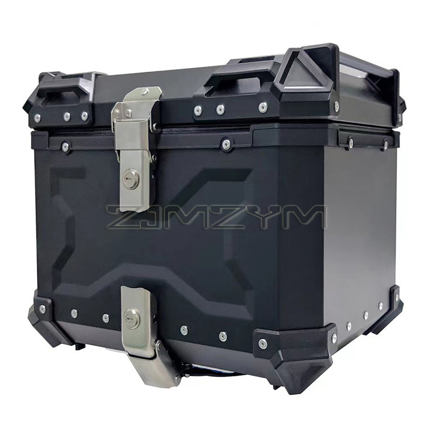 Caixa traseira para armazename - Aluminum Top Case Luggage Box 45L 55L avaliação e preço