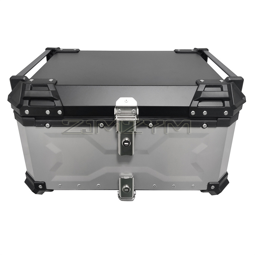 Caixa traseira para armazename - Aluminum Top Case Luggage Box 45L 55L avaliação e preço
