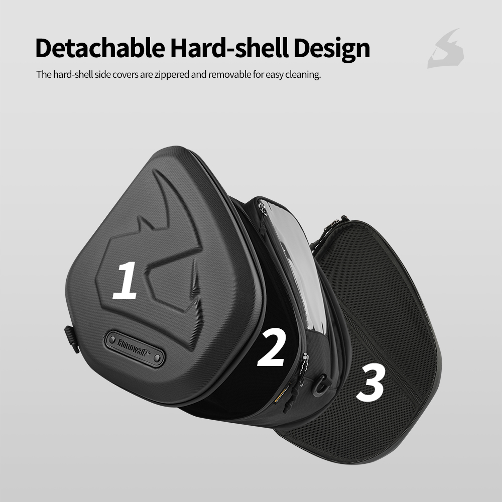Bolsa de Túnel para Scooter Rh - Motorcycle Saddlebags Hard Luggage Panniers avaliação e preço