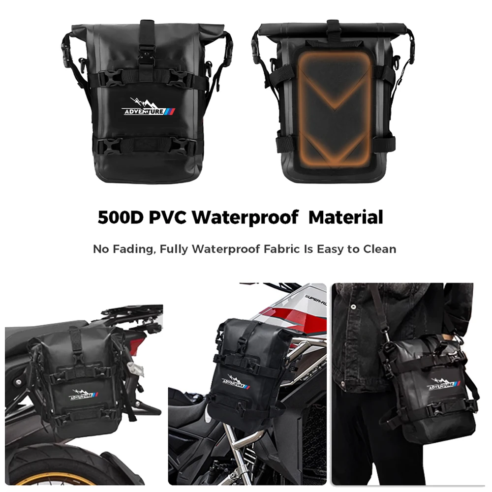 Bolsa de proteção para motocic - Motorcycle Crash Bar Waterproof Dry Bag avaliação e preço